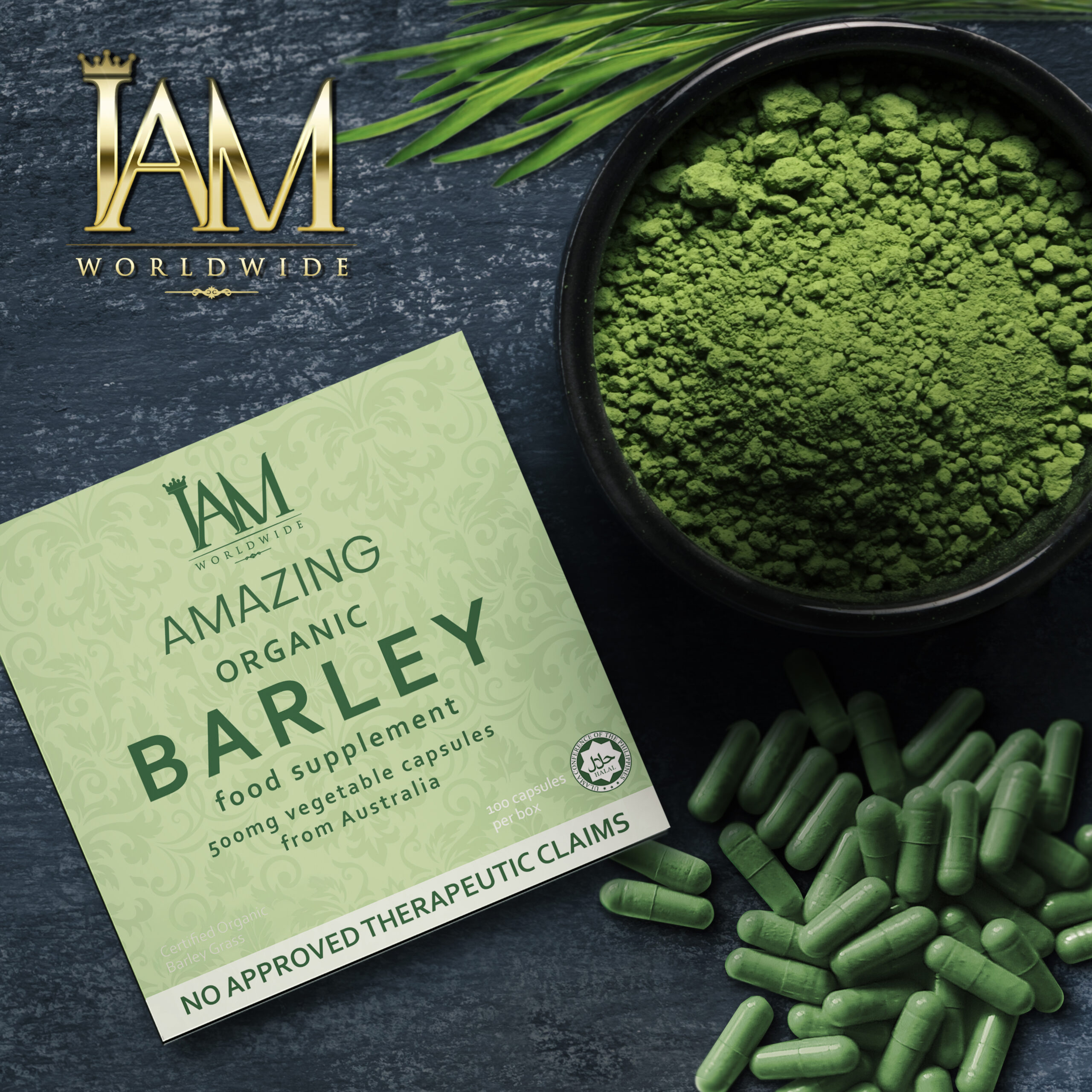 p1 Amazing Pure Organic Barley Capsules