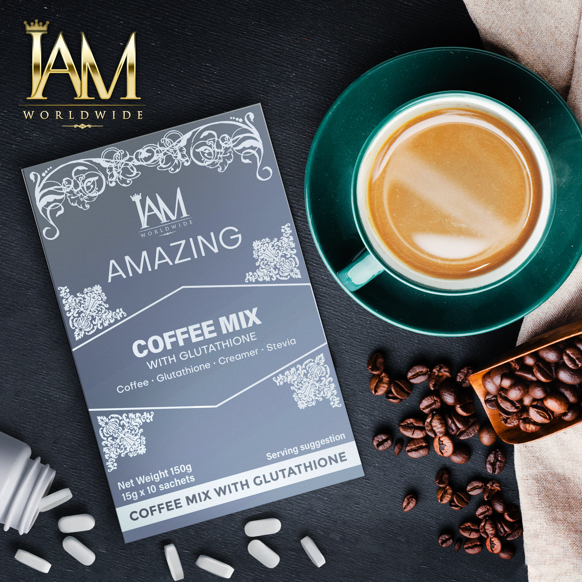 p1 Amazing Coffee Mix with Glutathione