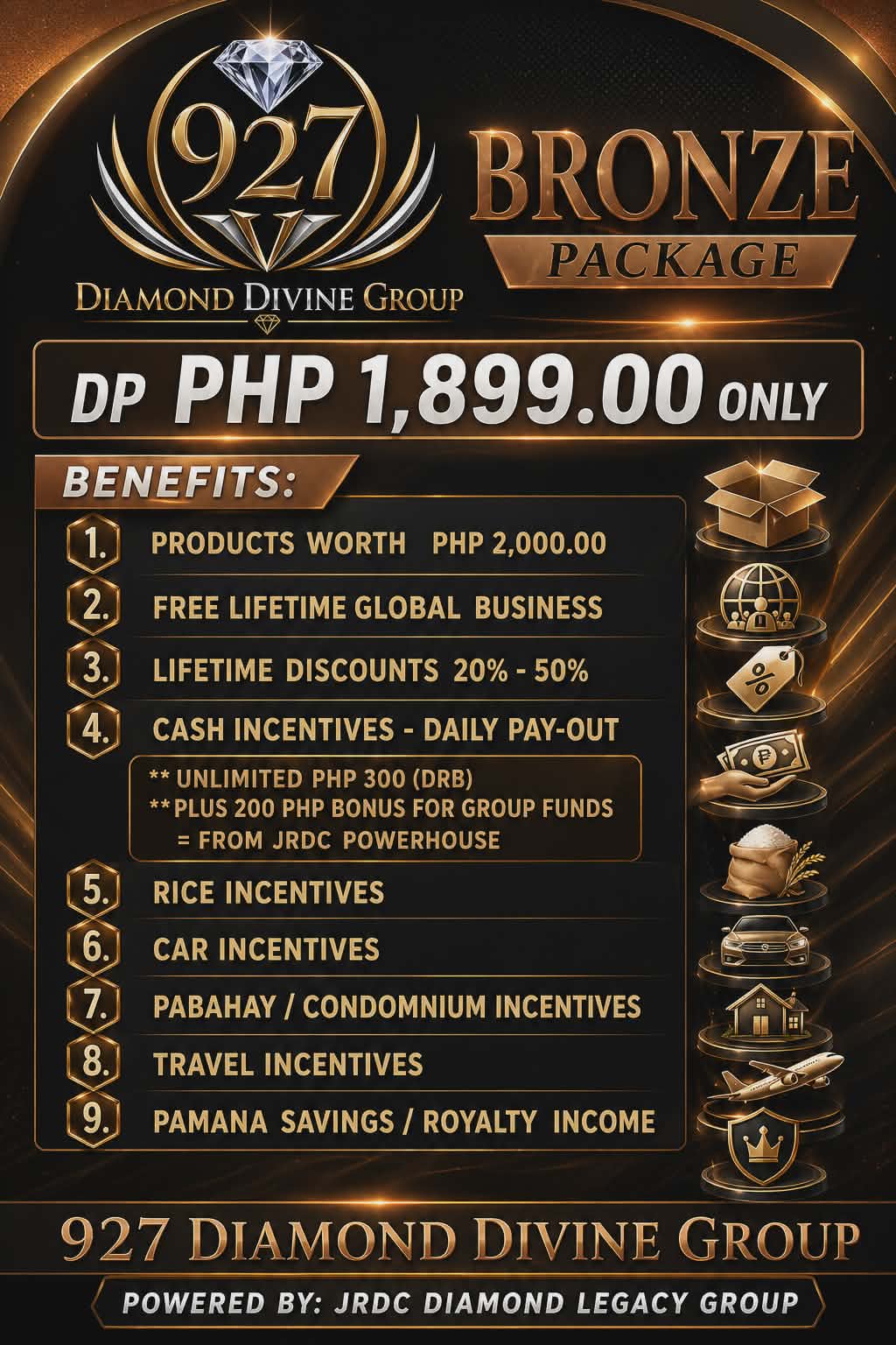 p1 Diamond Divine Group Bronze Package